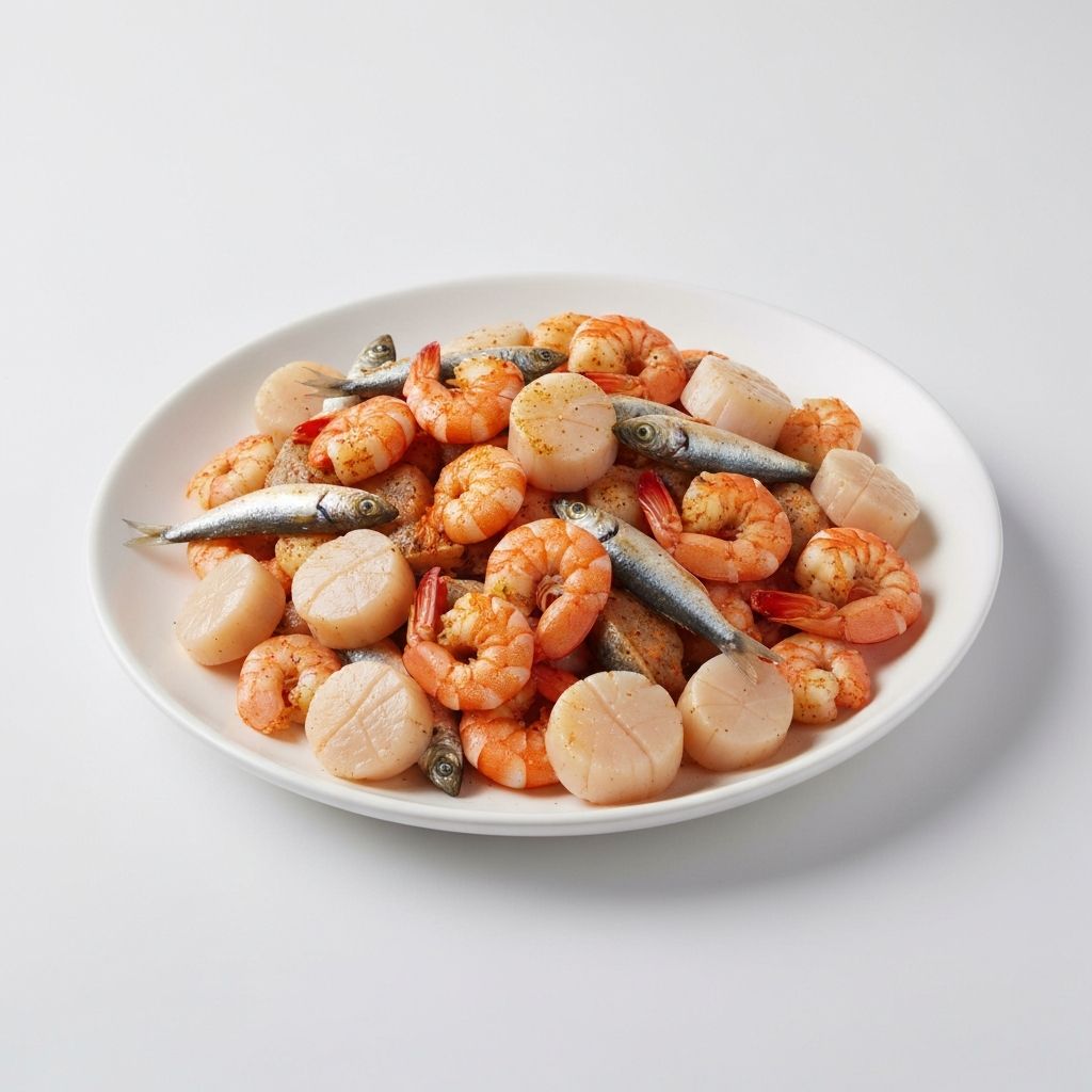 Pre-Seasoned Seafood Mixes